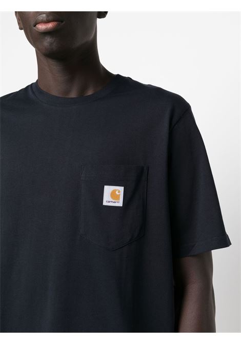 t-shirt pocket uomo navy CARHARTT WIP | I0304341C.XX